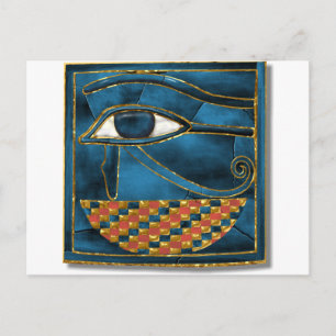 Sacred Wedjat Eye of Horus Briefkaart