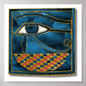 Sacred Wedjat Eye of Horus Poster (Voorkant)