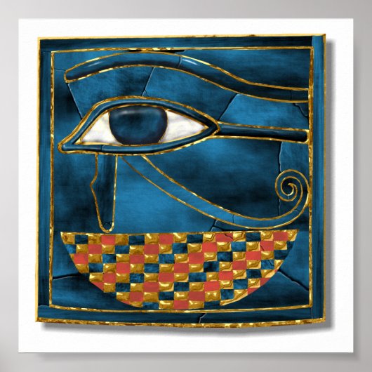 Sacred Wedjat Eye of Horus Poster (Voorkant)