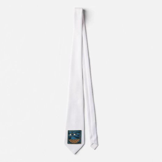 Sacred Wedjat Eye of Horus Stropdas (Voorkant)
