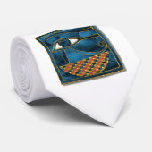 Sacred Wedjat Eye of Horus Stropdas (Opgerold)