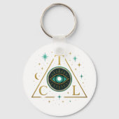 SacredSpace: Door De Kosmische Lens Sleutelhanger (Voorkant)