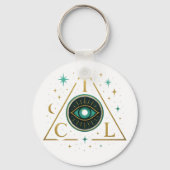 SacredSpace: Through The Cosmic Lens Sleutelhanger (Achterkant)