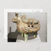 Sacrificial "hsi-ting"-dierfiguur briefkaart (Voorkant / Achterkant)