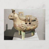 Sacrificial "hsi-ting"-dierfiguur briefkaart (Voorkant)