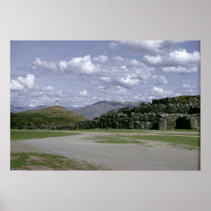 Sacsahuman Inca fort Poster