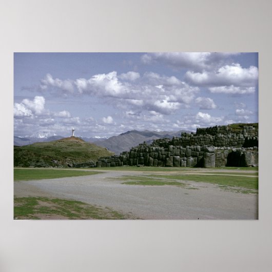 Sacsahuman Inca fort Poster (Voorkant)