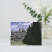 Sacsahuman Incan Fortress Briefkaart (Staand voorkant)