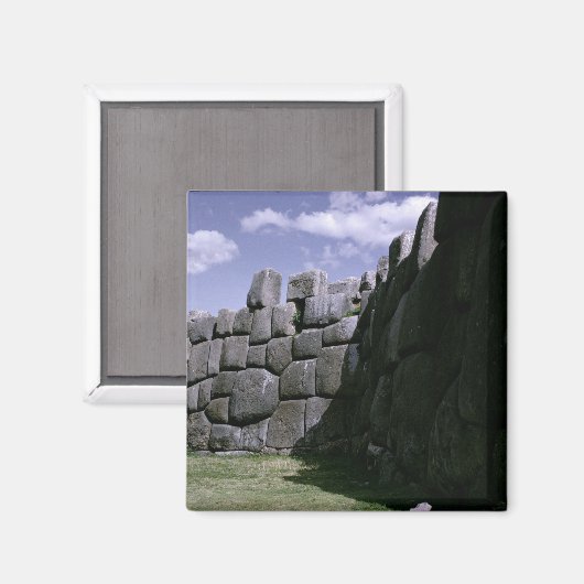 Sacsahuman Incan Fortress Magneet (Voorkant / Achterkant)