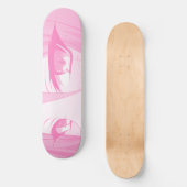 Sad Anime Eyes Skateboard Deck (Voorkant)