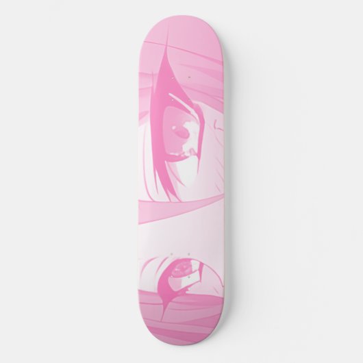 Sad Anime Eyes Skateboard Deck (Voorkant)