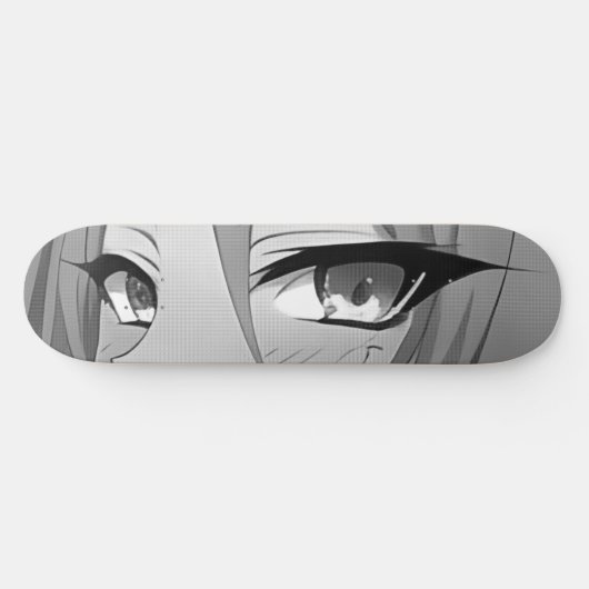 Sad Anime Eyes Skateboard Deck (Horizontaal)