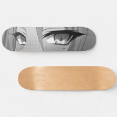 Sad Anime Eyes Skateboard Deck (Horizontaal)