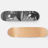 Sad Anime Eyes Skateboard Deck (Horizontaal)