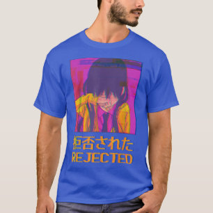 Sad Anime Girl Emo Japanse aporgolf esthesie T-shirt