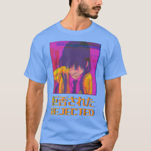 Sad Anime Girl Emo Japanse aporgolf esthesie T-shirt