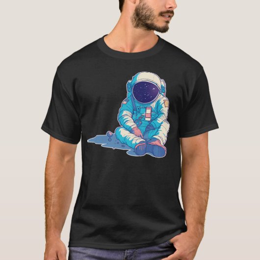 Sad Astronaut 2 T-shirt (Voorkant)
