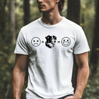 Sad + Australian Shepherd = Gelukkig