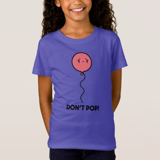 Sad Balloon Mak is geen POP. T-shirt (Voorkant)