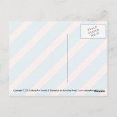 Sad Bitten Kawaii Gingerbrood Man Briefkaart (Achterkant)