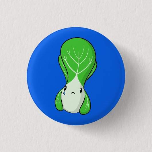 Sad Bok Choy Ronde Button 3,2 Cm (Voorkant)