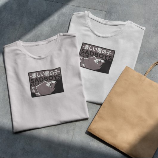 Sad Boy Anime T-shirt