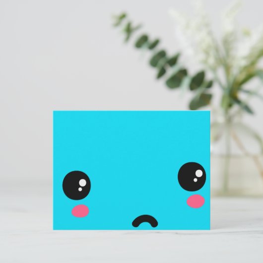 Sad Briefkaart (Staand voorkant)