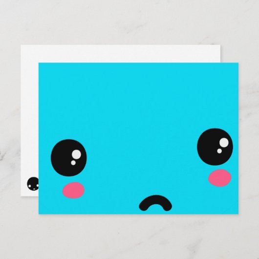 Sad Briefkaart (Voorkant / Achterkant)