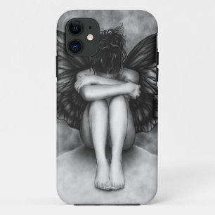 Sad Butterfly Girl iPhone Case