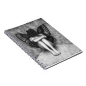 Sad Butterfly Girl-laptop Notitieboek (Rechterzijde)