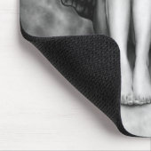 Sad Butterfly Girl Mousepad Muismat (Hoek)