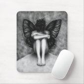 Sad Butterfly Girl Mousepad Muismat (Met muis)