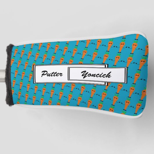 Sad Carrot van Kenneth Yoncich Golfheadcover (Voorkant)