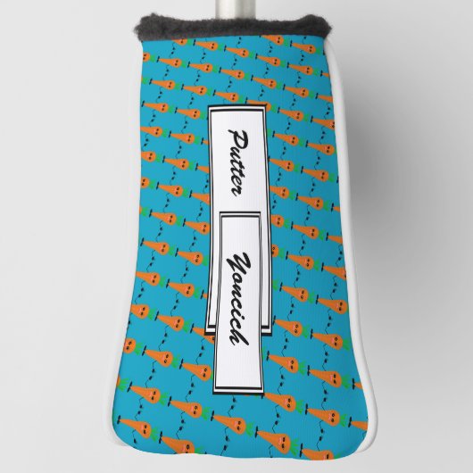 Sad Carrot van Kenneth Yoncich Golfheadcover (Draai 90)