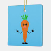 Sad Carrot van Kenneth Yoncich Keramisch Ornament (Links)