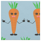 Sad Carrot van Kenneth Yoncich Stof (Close Up)