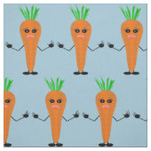 Sad Carrot van Kenneth Yoncich Stof (Swatch)