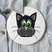 SAD CAT-BUTTON RONDE BUTTON 6,0 CM (In situ)