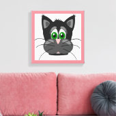 SAD CAT CANVAS AFDRUK (Insitu (Woonkamer))