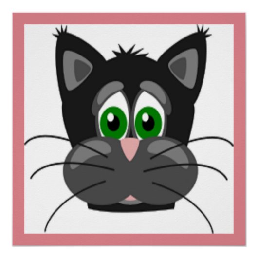 SAD CAT POSTER (Voorkant)