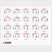 SAD CAT RONDE STICKER (Vel)