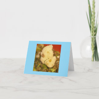 Sad 😢 Cauliflower Face Bedankkaart