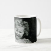 Sad Cherub Angel Print Koffiemok (Voorkant rechts)