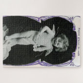 Sad Cherub Angel Print Legpuzzel (Horizontaal)