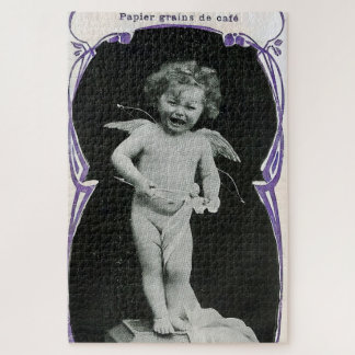 Sad Cherub Angel Print Legpuzzel