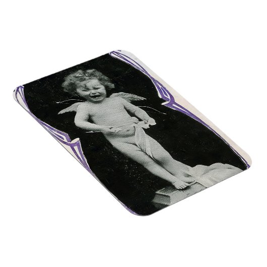 Sad Cherub Angel Print Magneet (Rechterzijde)