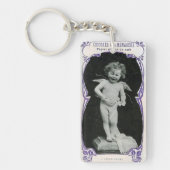Sad Cherub Angel Print Sleutelhanger (Voorkant)