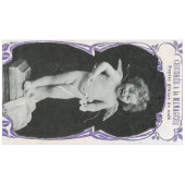 Sad Cherub Angel Print Tafelkleed (Voorkant (Horizontaal))