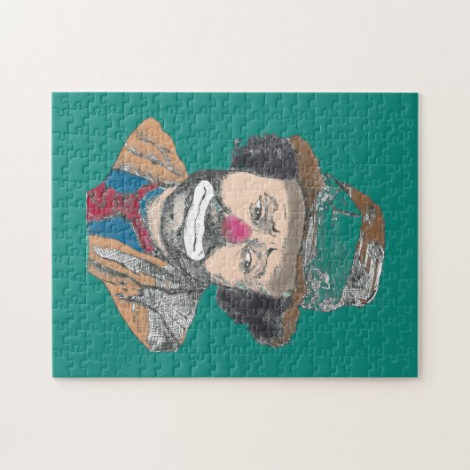 Sad Clown #2 Puzzle Legpuzzel (Horizontaal)