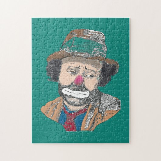 Sad Clown #2 Puzzle Legpuzzel (Verticaal)